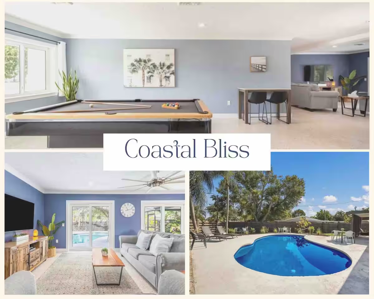 Coastal Pool Home Near Siesta Key